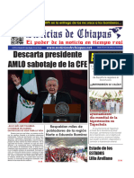 Periódico Noticias de Chiapas, Edición Virtual Viernes 17 de Mayo de 2024