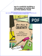 (Download PDF) From Chaos To Creativity Building A Productivity System For Artists and Writers First Edition Kwak Online Ebook All Chapter PDF