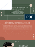 PPT Pendidikan Agama Islam dalam Pembangunan Karir