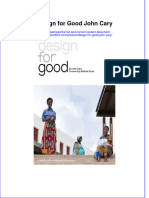 (Download PDF) Design For Good John Cary Online Ebook All Chapter PDF