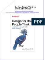 (Download PDF) Design For How People Think 1St Edition John Whalen Online Ebook All Chapter PDF