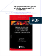 [Download pdf] Design Guide For Concrete Filled Double Skin Steel Tubular Structures First Edition Han online ebook all chapter pdf 