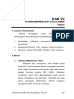 22mak0053 - Manajemen Risiko Dan Pengendalian Internal - 07 - Kebijakan Dan Budaya Manajemen