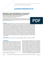 A Machine Learning Security Framework For Iot Systems