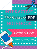 Interactive Homework Notebook Grade1