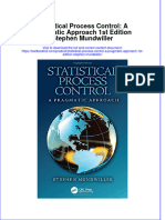 (Download PDF) Statistical Process Control A Pragmatic Approach 1St Edition Stephen Mundwiller Online Ebook All Chapter PDF