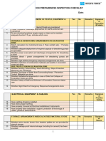 Site Monsoon Prepardness Inspection Checklist