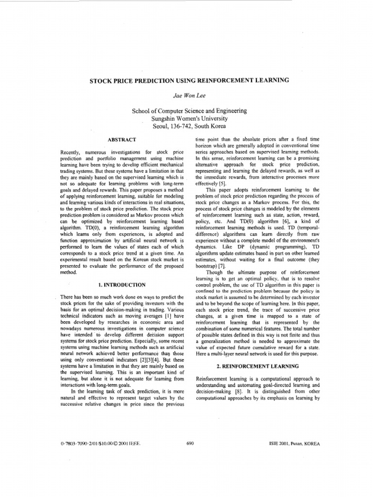 REINFORCEMENT LEARNING STOCK PRICE PREDICTION visual data 4