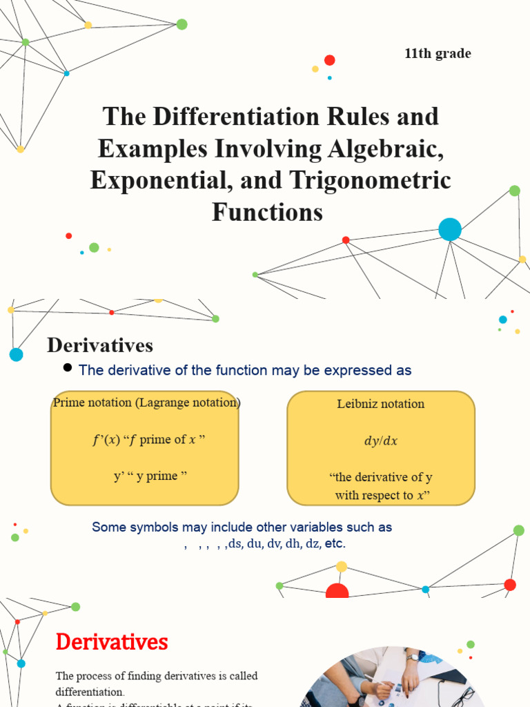 6 rules of derivatives and optimization pdf derivative