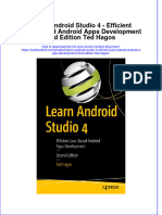 [Download pdf] Learn Android Studio 4 Efficient Java Based Android Apps Development 2Nd Edition Ted Hagos online ebook all chapter pdf 