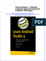 (Download PDF) Learn Android Studio 4 Efficient Java Based Android Apps Development 2Nd Edition Ted Hagos Online Ebook All Chapter PDF