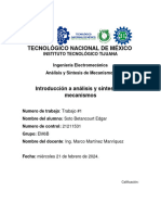 INTRODUCCION AL ANALISIS Y SINTESIS DE MECANISMOS - 21211531- EM6B