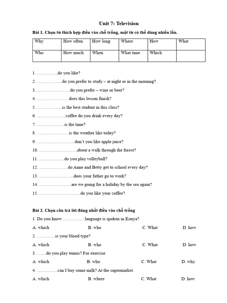 English Grammar Exercises for Students | PDF | Language Arts & Discipline