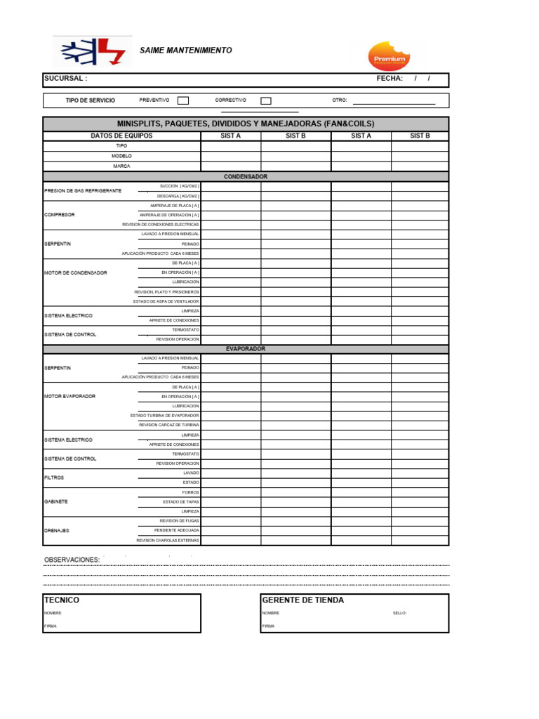Check list a a saime pdf ingenier a electromec nica electrodom stico
