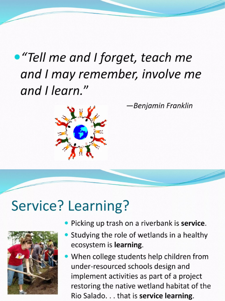 Service Learning Power Point Pdf