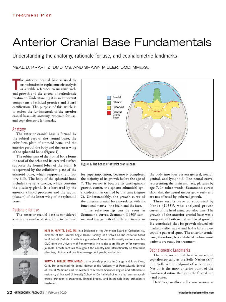 Anterior Fundamentals Proof | PDF | Skull | Human Head And Neck