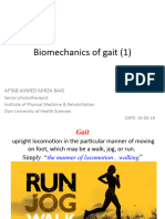 Biomechanics of Gait 1