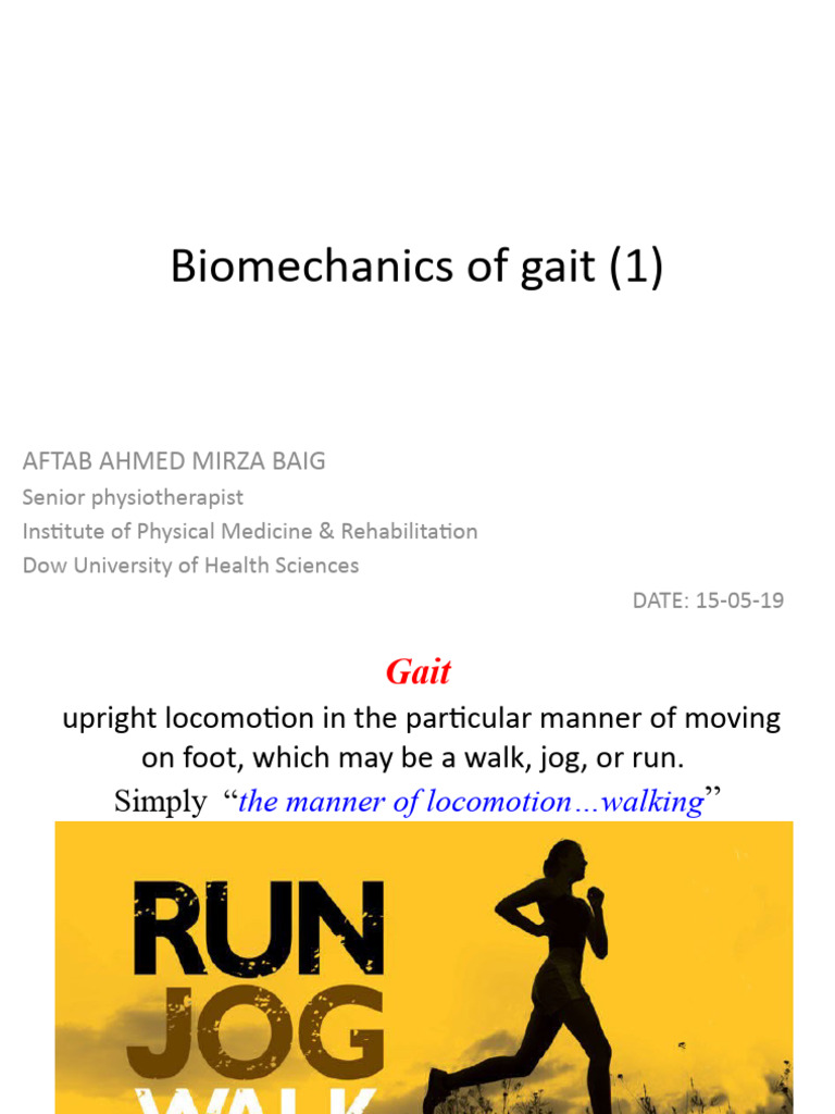 Biomechanics of Gait Analysis | PDF