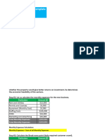 Feasibility Study Excel Template