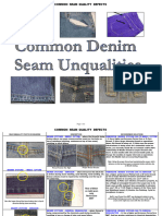 COMMON SEAM QUALITY DEFECTS