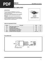KA2201 Audio Amplifier Overview | PDF | Amplifier | Audio Electronics