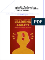 [Download pdf] Learning Agility The Impact On Recruitment And Retention 1St Edition Linda S Gravett online ebook all chapter pdf 