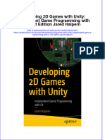 [Download pdf] Developing 2D Games With Unity Independent Game Programming With C 1St Edition Jared Halpern online ebook all chapter pdf 