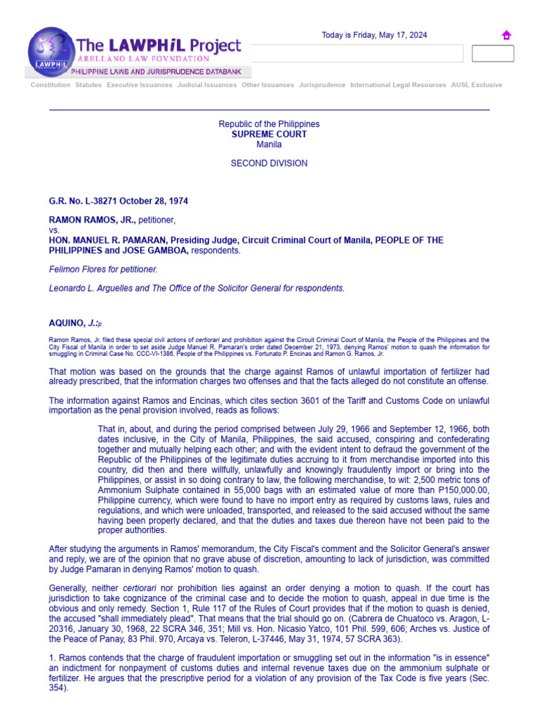 Supreme court pdf statute of limitations crimes