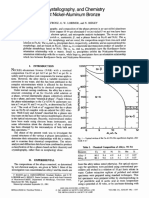 The morphology, crystallography, and chemistry of phases in as-cast nickel-aluminum bronze