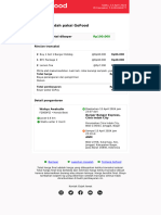 Makasih Udah Pakai Gofood: Total Dibayar