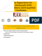 JEE Advanced 2024 Registration Indian Nationals Main Qualified