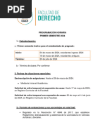 Horarios Curso Derecho 2025/2026 | PDF | Justicia | Crimen y violencia