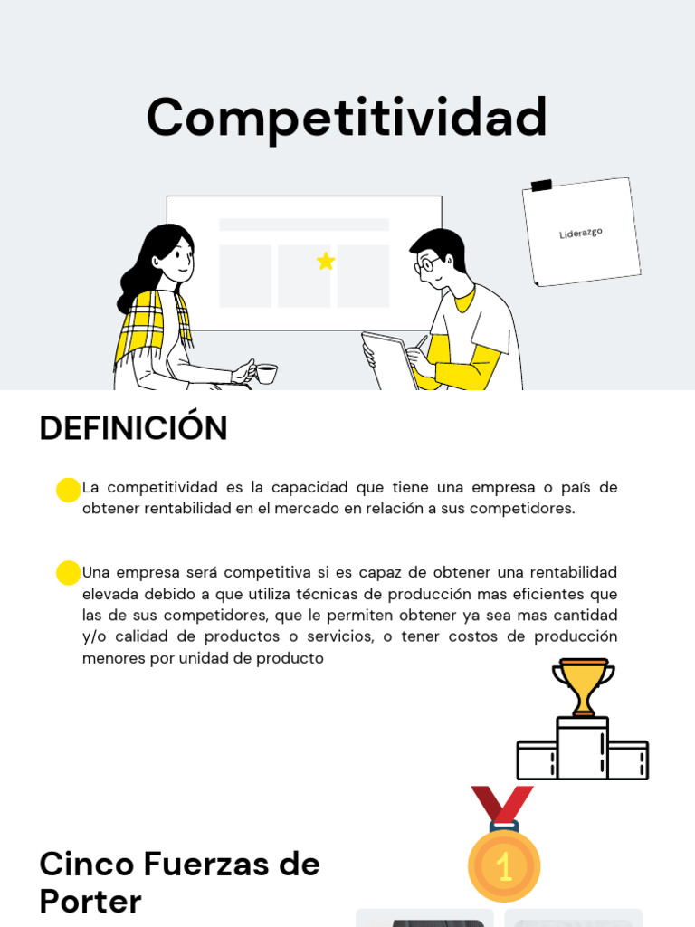 Liderazgo Competitividad | PDF | Mercado (economía) | Business