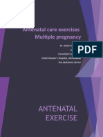 5 Antenatal Exercises and Multiple Births