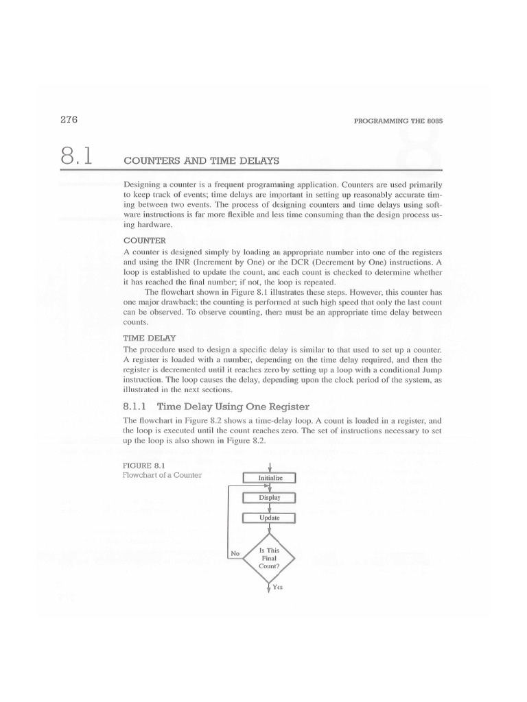 Counters and Time Delay | PDF