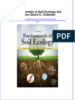 [Download pdf] Fundamentals Of Soil Ecology 3Rd Edition David C Coleman online ebook all chapter pdf 