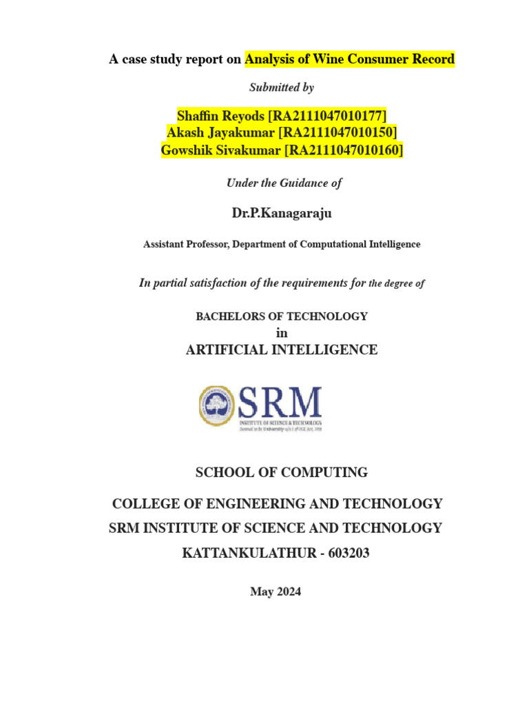 Marketing Analytics Case Study Report | PDF | Logistic Regression ...