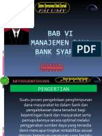 Bab VI Manajemen Dana Bank Syariah