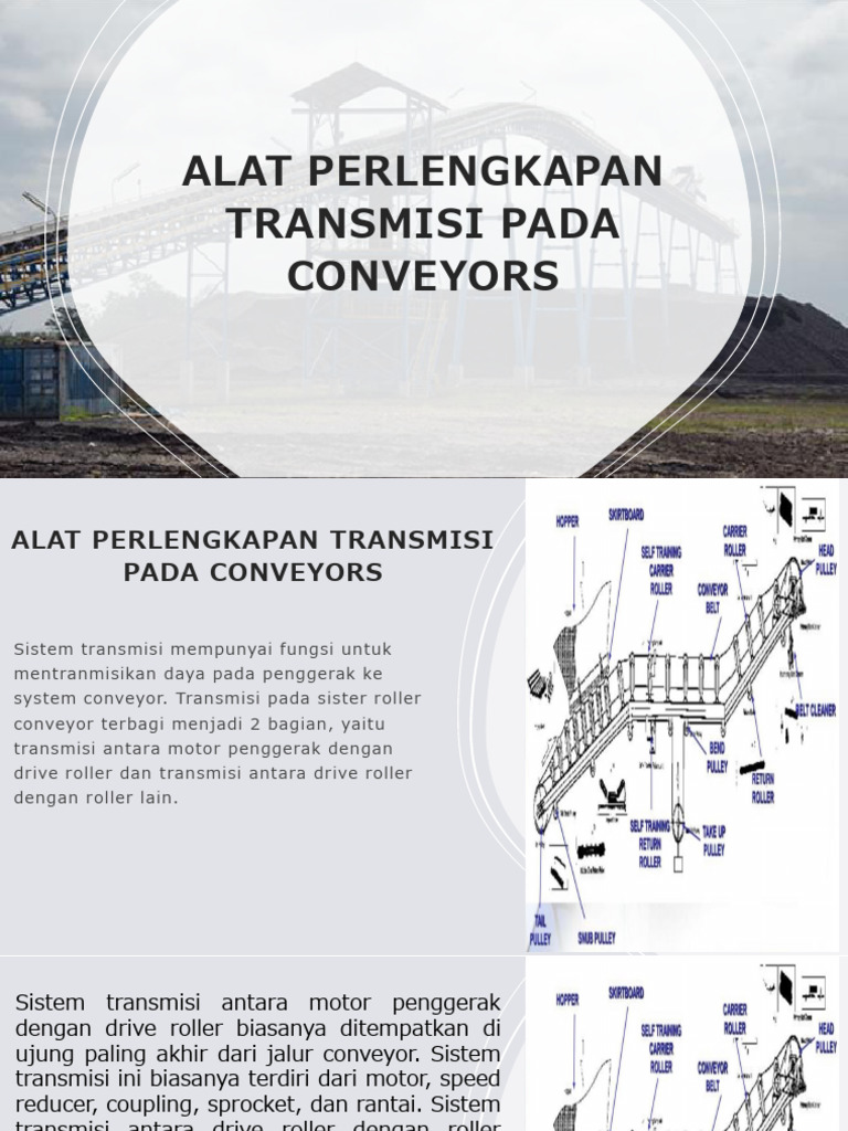 Alat Perlengkapan Transmisi Pada Conveyors | PDF