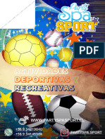 Actividades Deportivas y Recreativas 2024