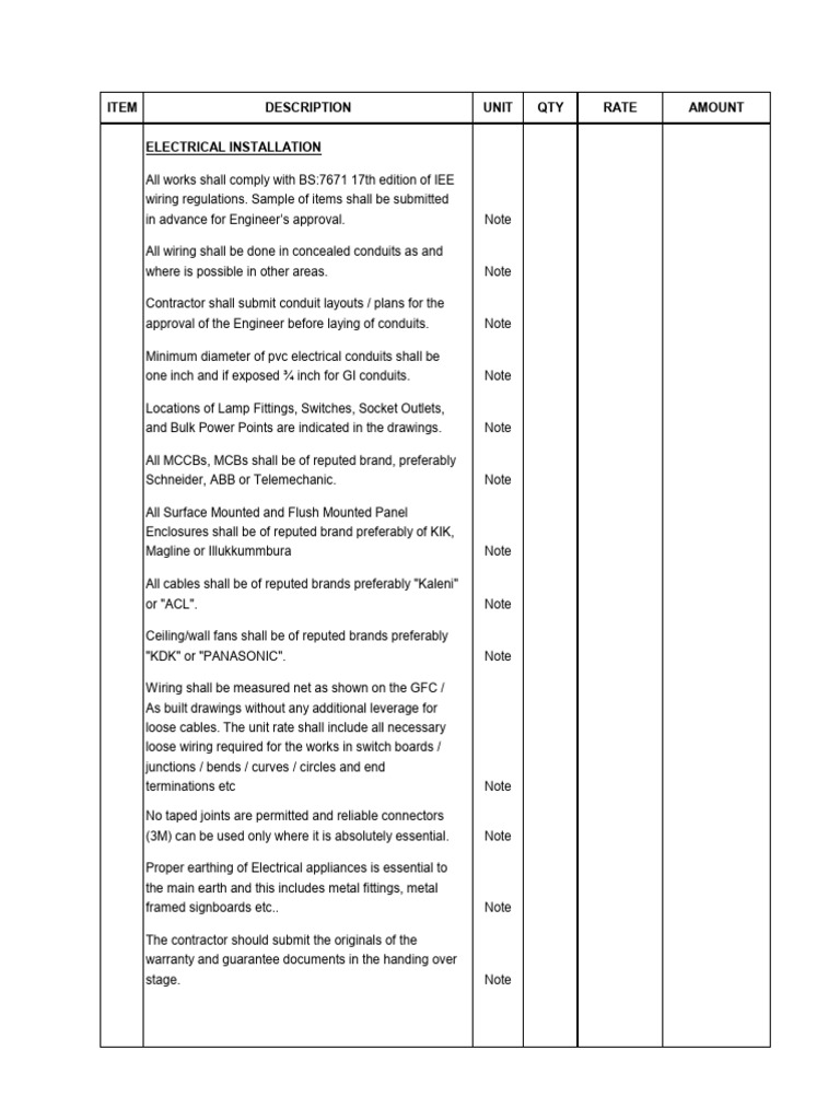 Electrical Installation Pdf Electrical Wiring Ac Power Plugs And