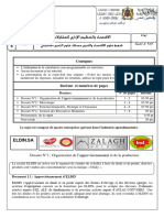 ORGANISATION DES ENTREPRISES - CAS ZALAGH HLDING