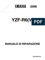 Yamaha YZF R6  Manuale Officina 2006 Italiano
