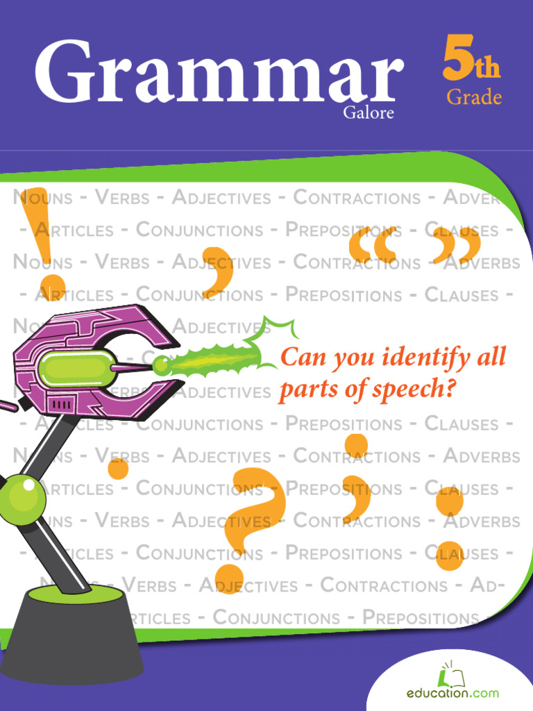 5th - Grammar Galore Workbook | PDF | Comma | Semantic Units