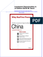 [Download pdf] Portfolio Investment Opportunities In China 1St Edition David M Darst online ebook all chapter pdf 