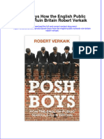 [Download pdf] Posh Boys How The English Public Schools Ruin Britain Robert Verkaik online ebook all chapter pdf 