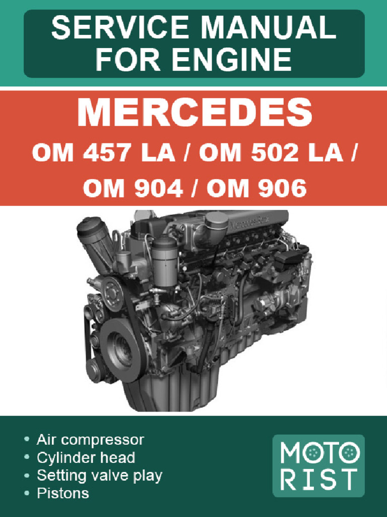 OM 457 LA Engine Maintenance Manual | PDF | Internal Combustion Engine ...