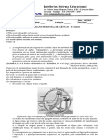 Avaliação Ciencias 6 Ano II Unidade 2023