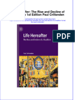 [Download pdf] Life Hereafter The Rise And Decline Of A Tradition 1St Edition Paul Crittenden online ebook all chapter pdf 