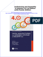 (Download PDF) Digital Manufacturing and Assembly Systems in Industry 4 0 1St Edition Kaushik Kumar Editor Online Ebook All Chapter PDF